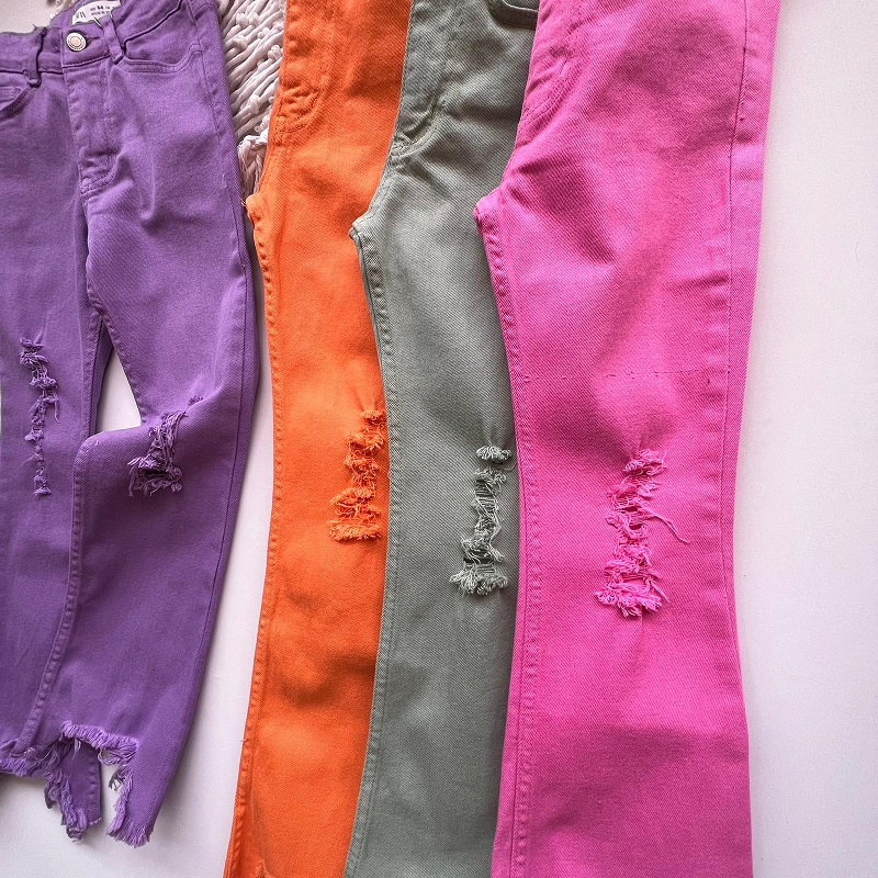 Orijinal Yırtık Denim Pantolon görsel 2
