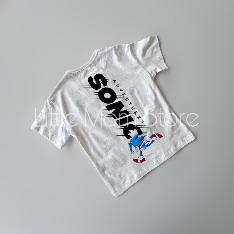 Orjinal Sırt Baskılı Sonic Tişört görsel 2