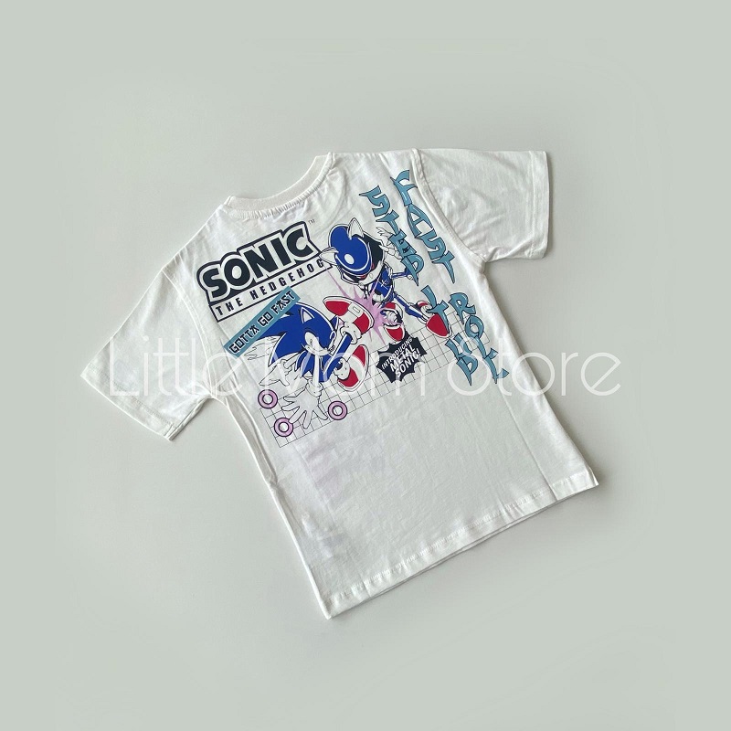 Orjinal Sırt Baskılı Sonic Tişört