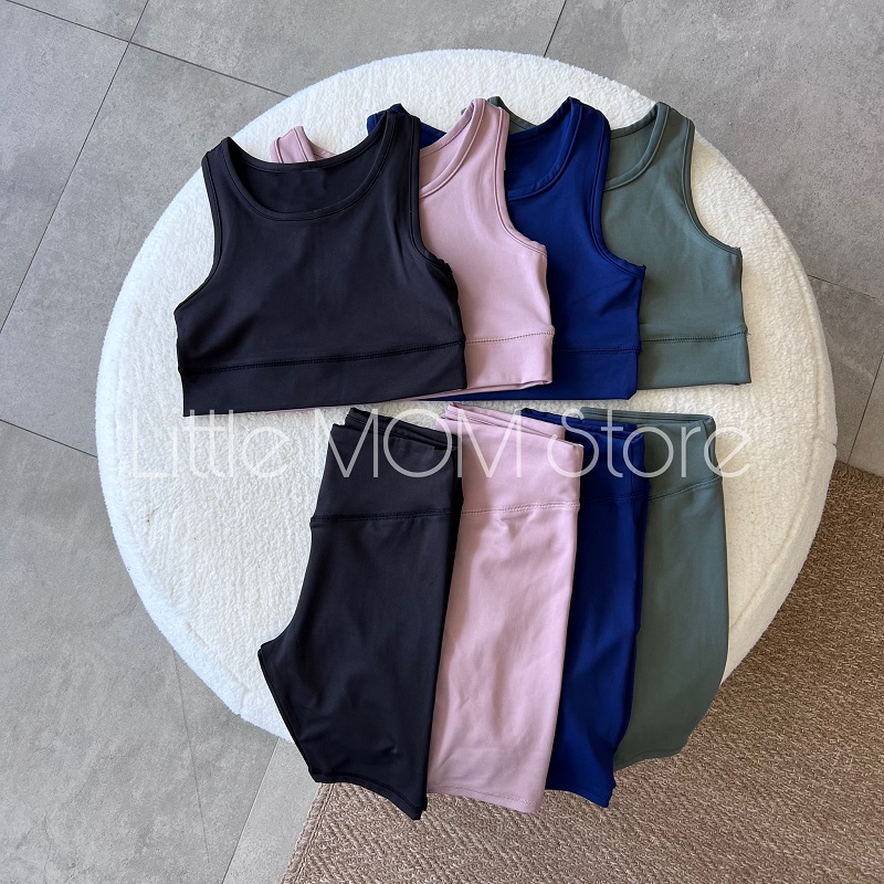 Biker Taytlı Crop Takım