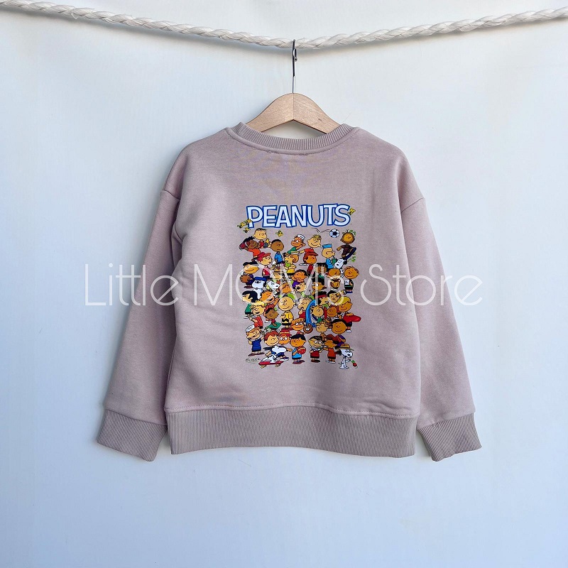 Orjinal Sırt Baskılı Peanuts Sweatshirt görsel 2
