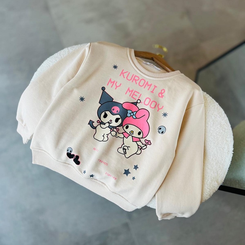 Orjinal Kuromi&My Melody Sweatshirt