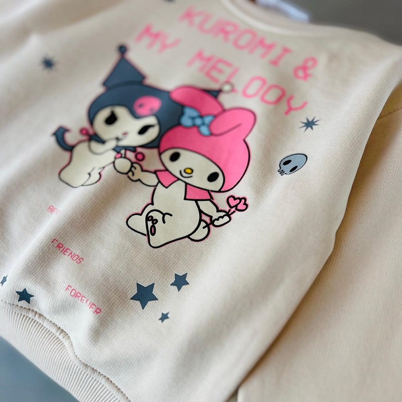 Orjinal Kuromi&My Melody Sweatshirt görsel 2