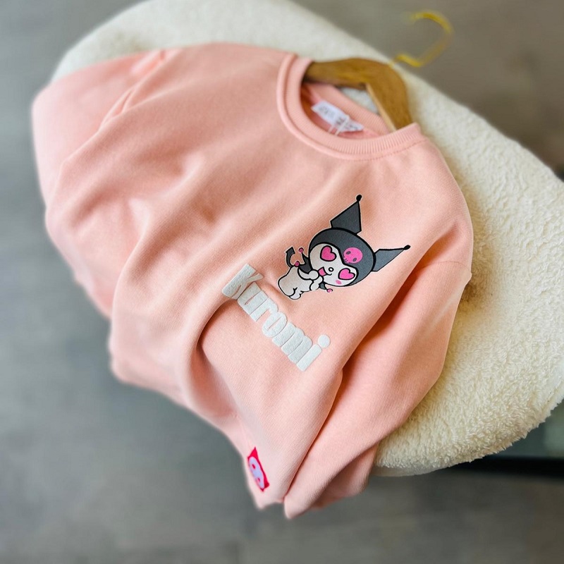 Orjinal Kuromi Sırt Baskılı Sweatshirt