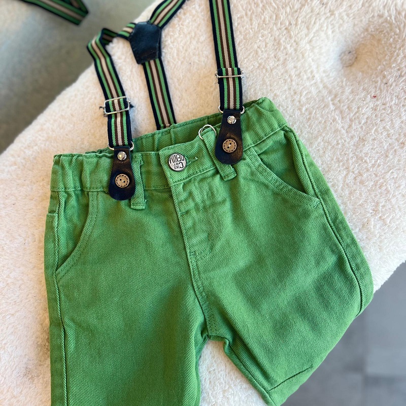 Baby Askılı Dokuma Pantolon görsel 3