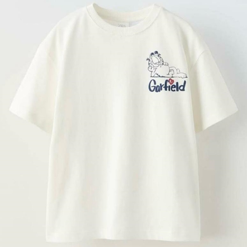 Orjinal Garfield Baskılı Tişört
