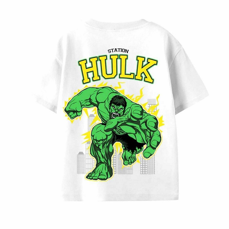 Orjinal Sırt Baskılı Hulk Tişört görsel 2