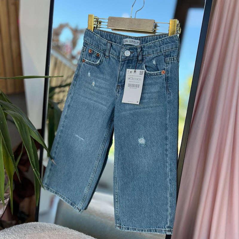 Orjinal Boru Paça Denim Pantolon