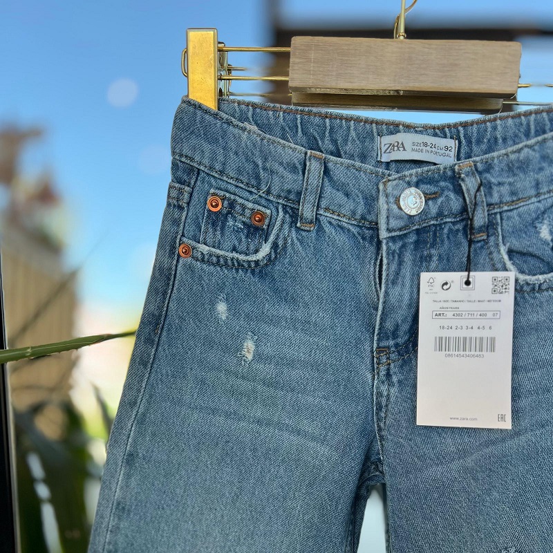 Orjinal Boru Paça Denim Pantolon görsel 3