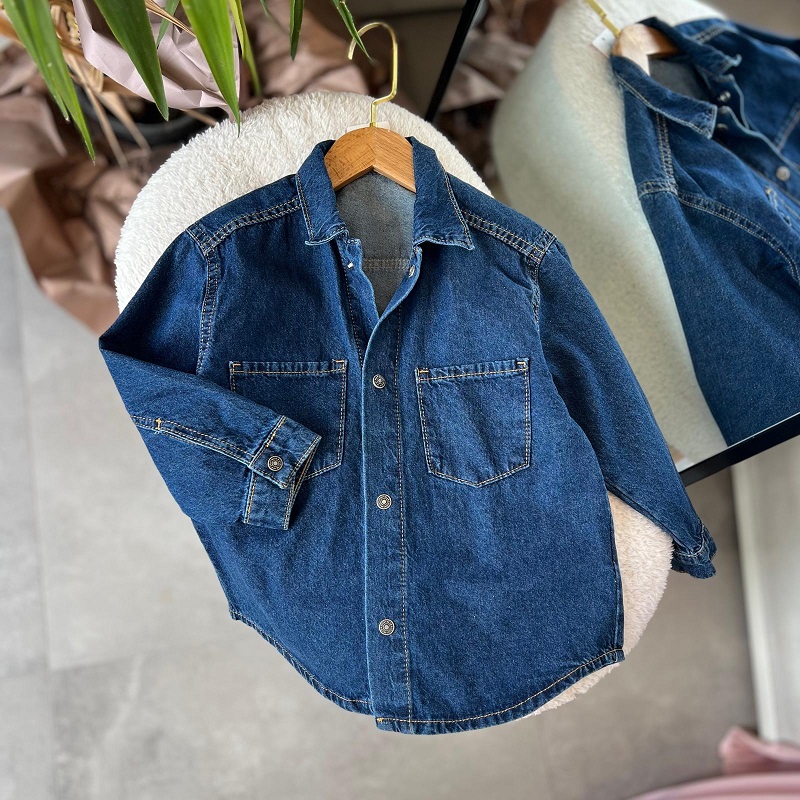 Unisex Oversize Denim Gömlek