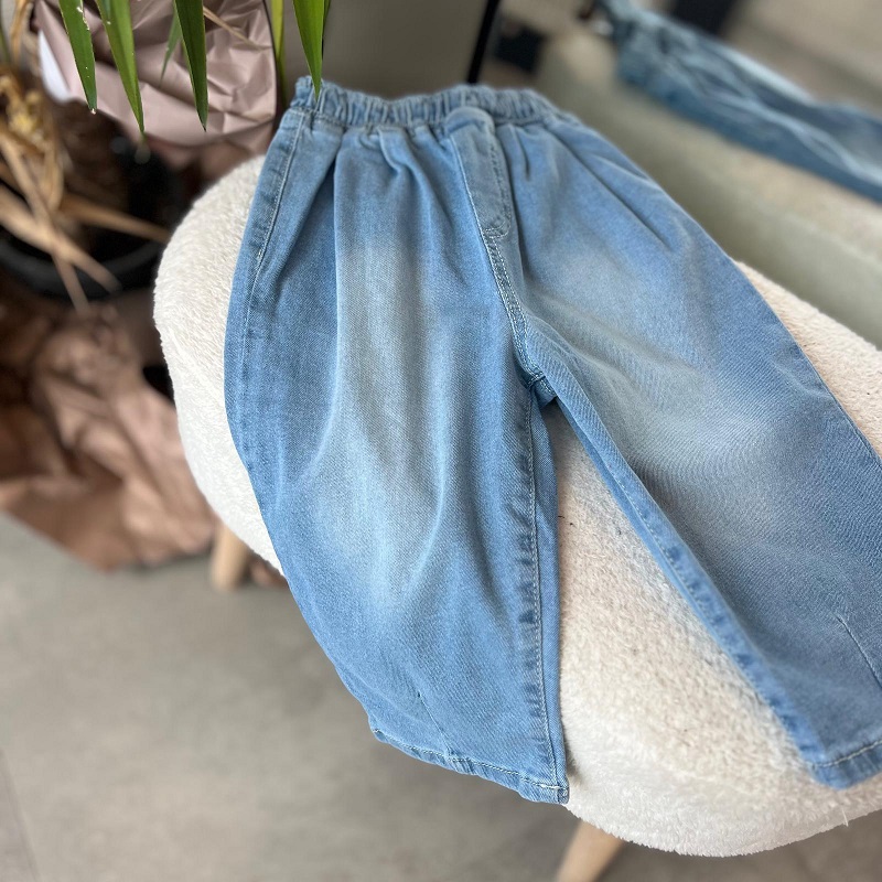 Balon Paça Kore Stil Unisex Jean Pantolon