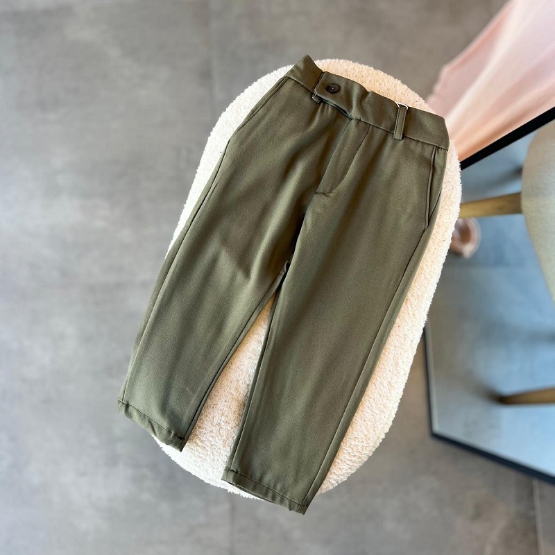 Yan Düğme Detaylı Kumaş Pantolon görsel 6