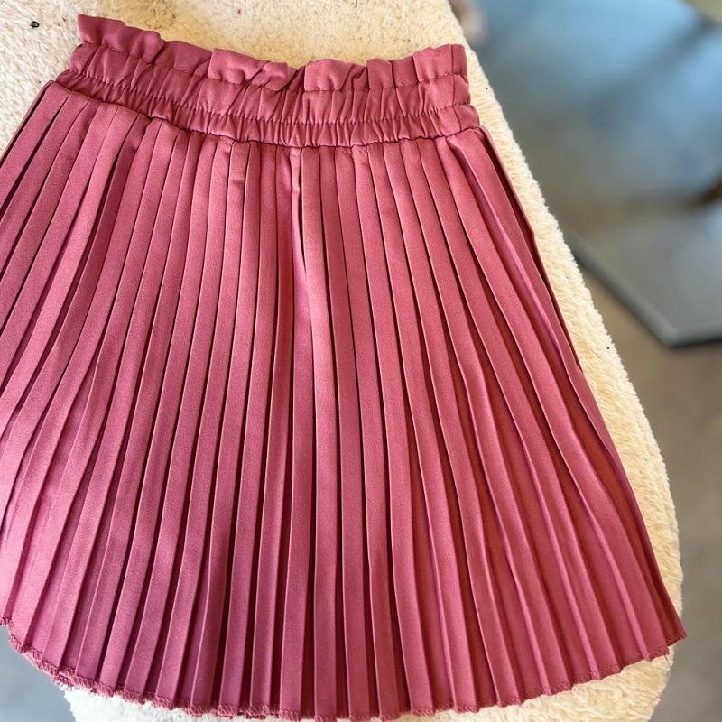 Pilili Beli Lastikli Etek görsel 2