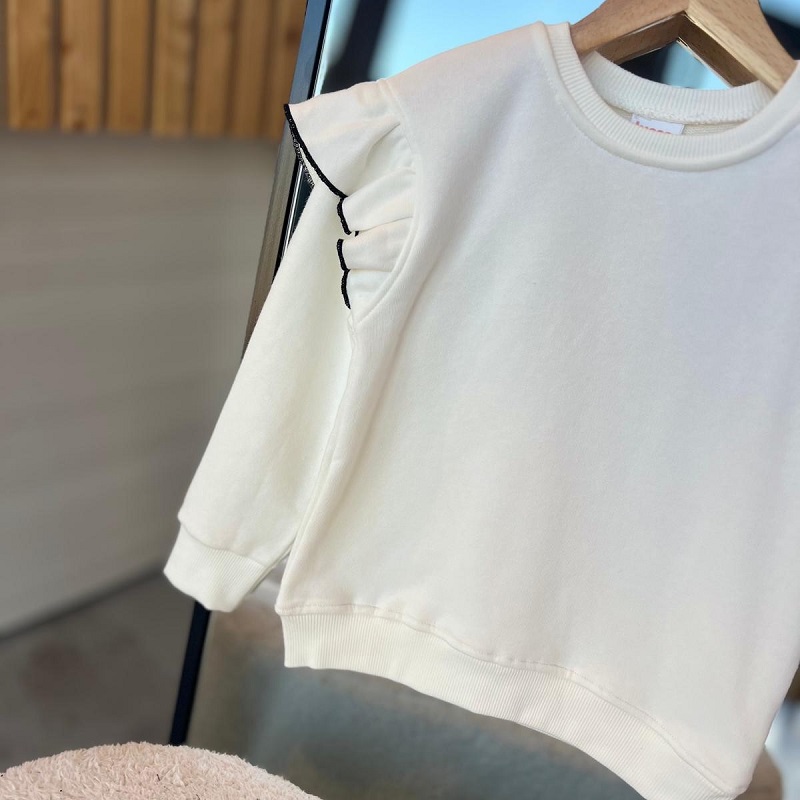 Fırfırlı Kol Detay Sweatshirt görsel 2