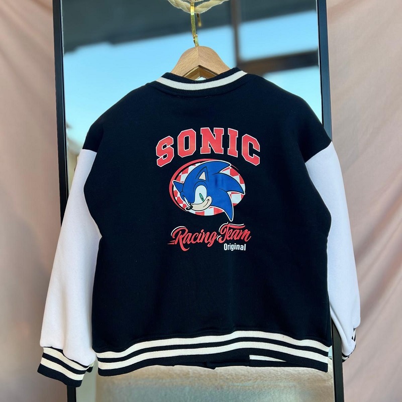 Sonic Sırt Baskılı Kolej Ceket görsel 2