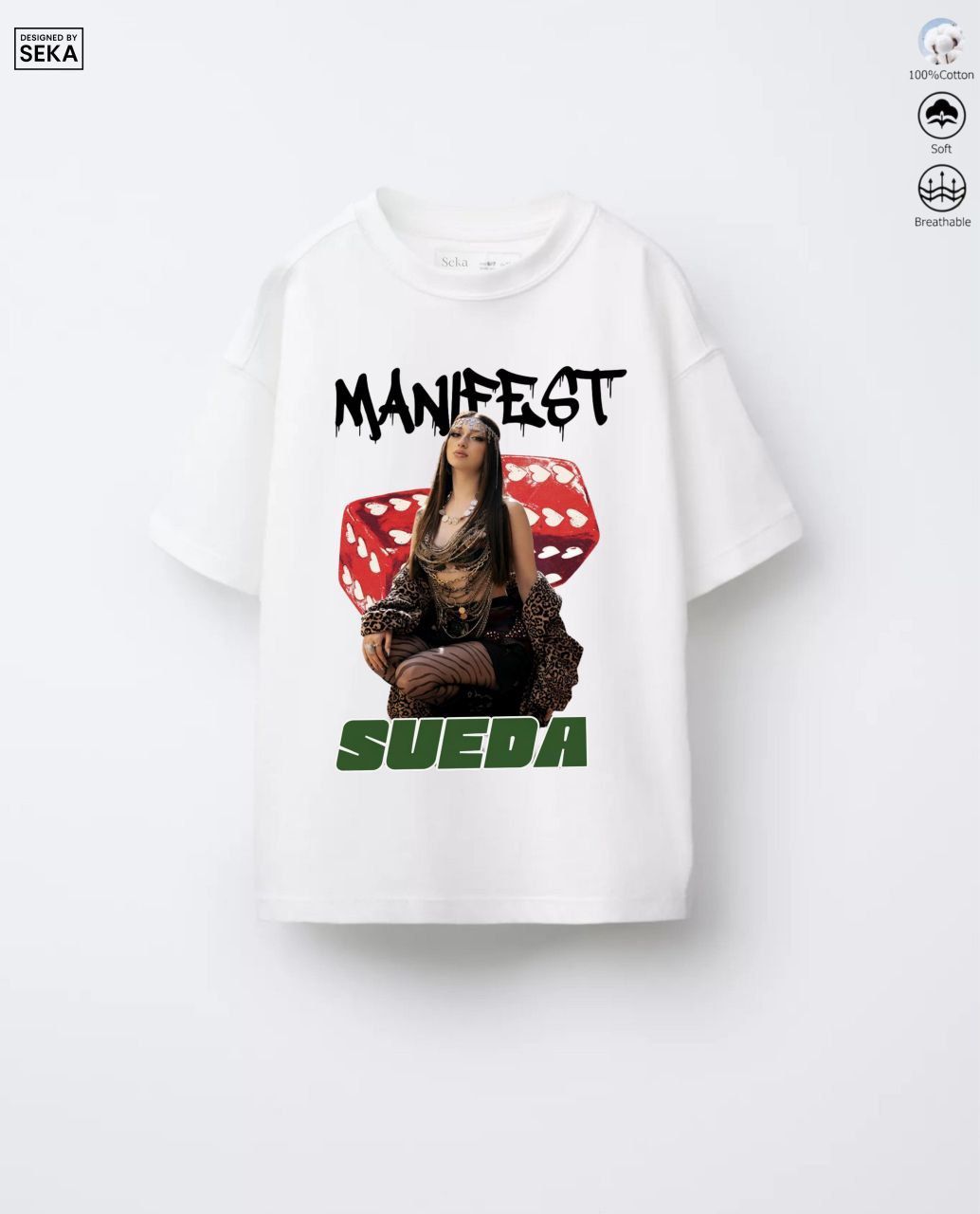 Manifest Sueda Tişört