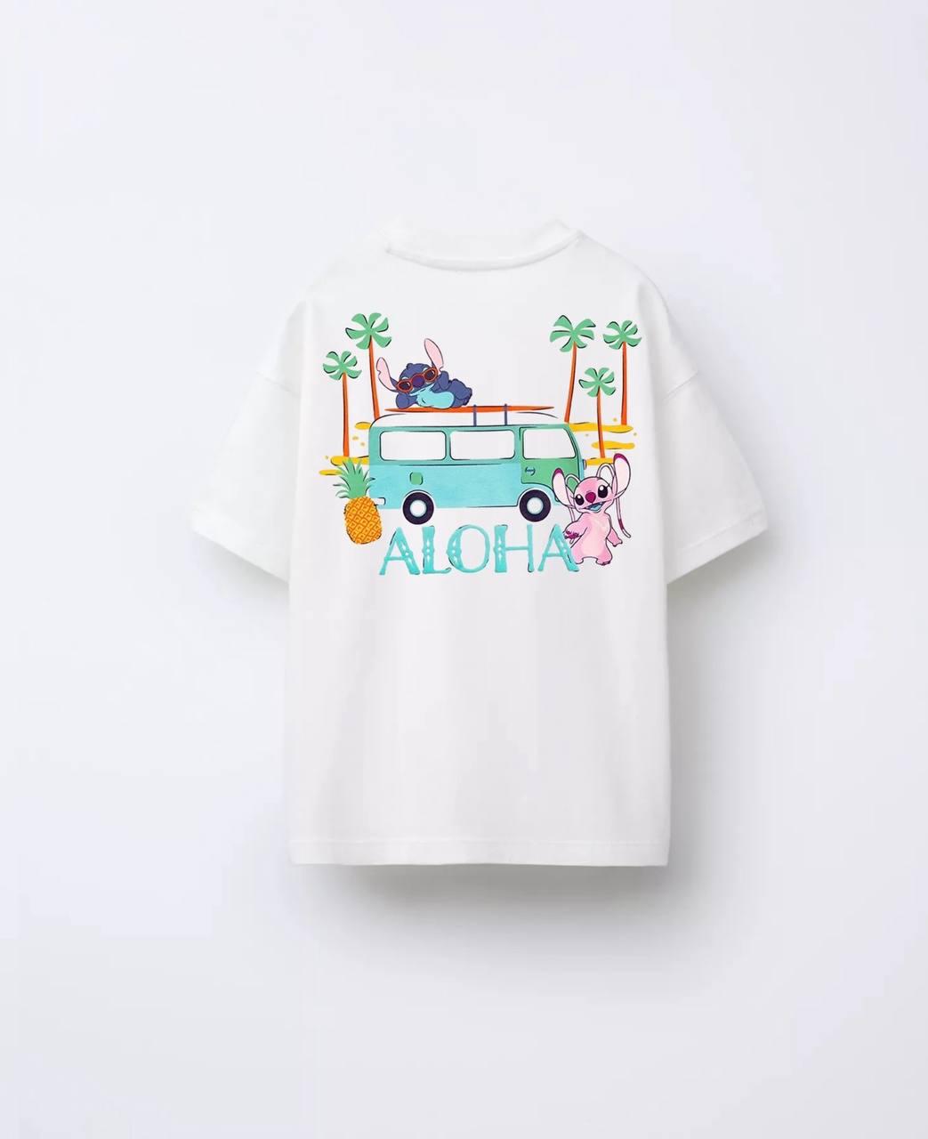 Kız Çocuk Stitch Angel T-shirt görsel 2