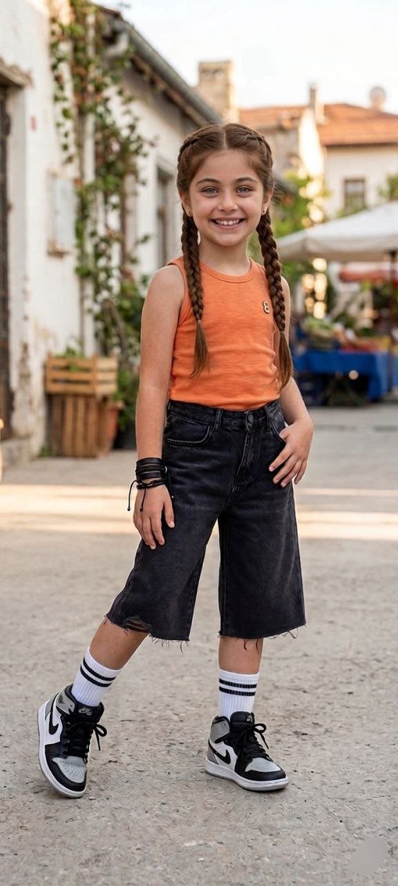 Unisex Kot Şort görsel 7