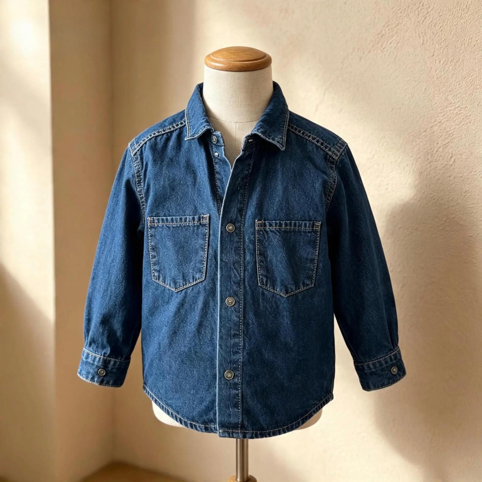 Unisex Oversize Denim Gömlek