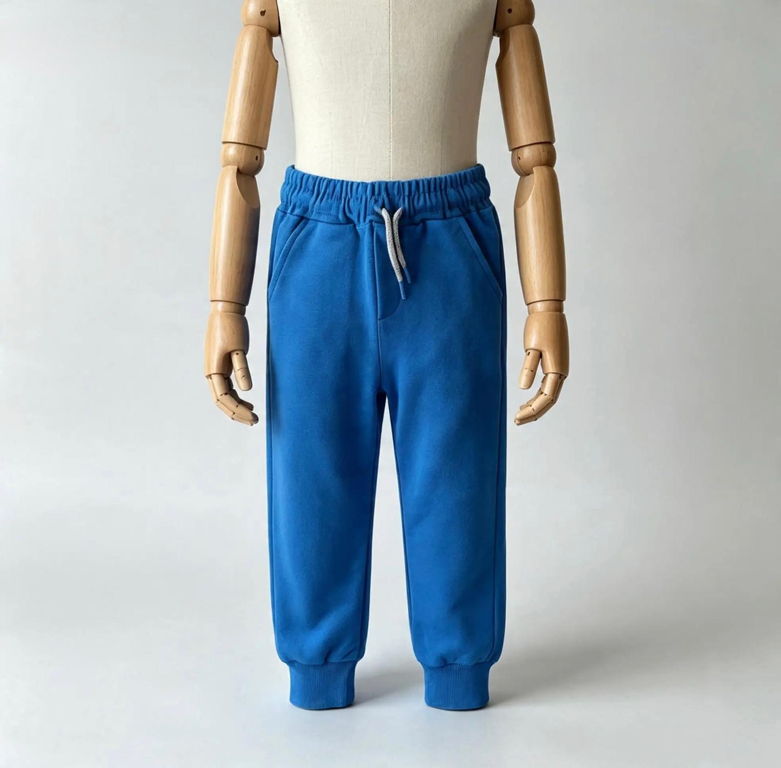 Saks mavisi basic eşofman pantolon