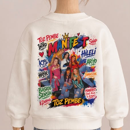 Kız Çocuk Manifest Sweat görsel 2