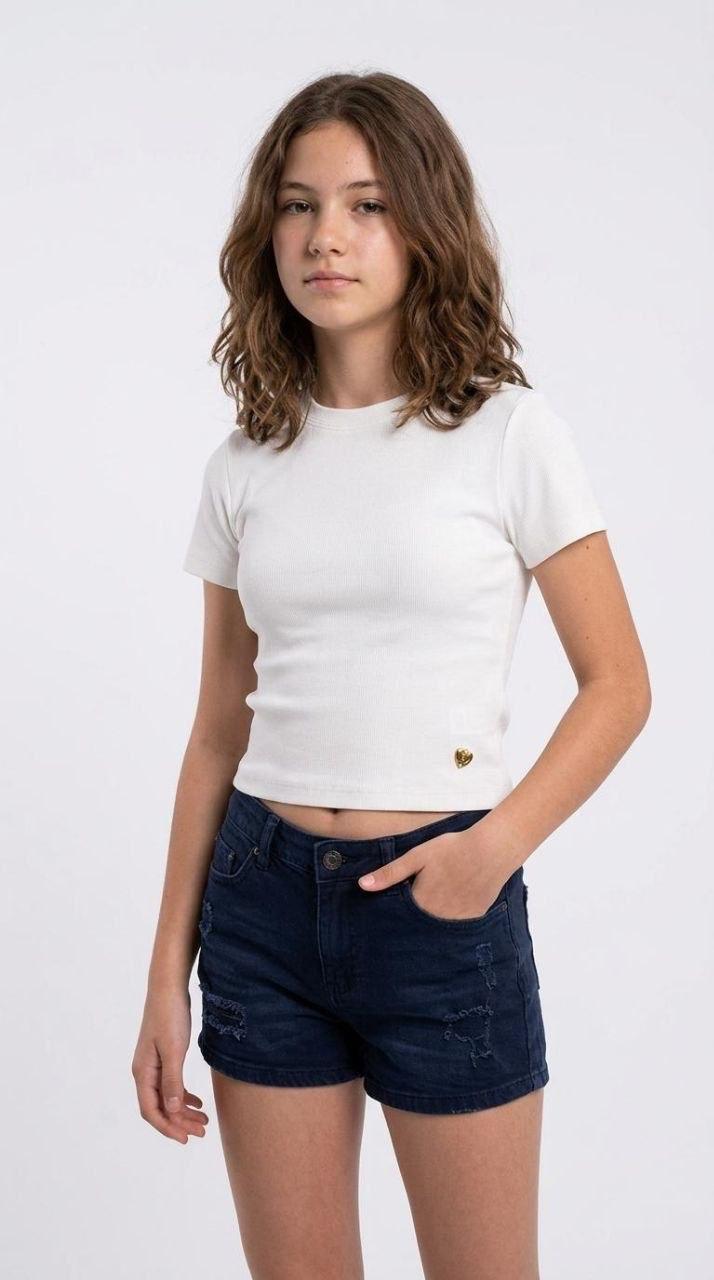 Kız Çocuk Basic T-shirt 