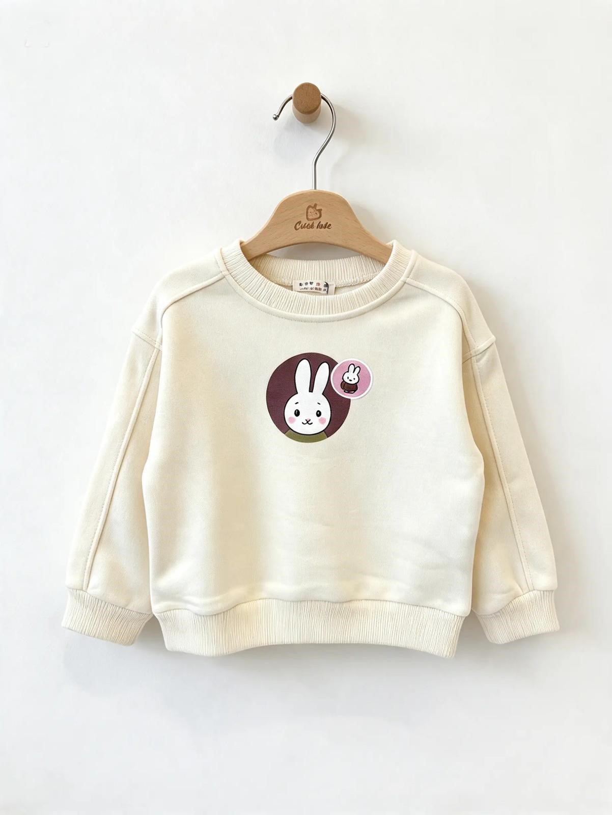 Kız Çocuk Poffy Sweatshirt