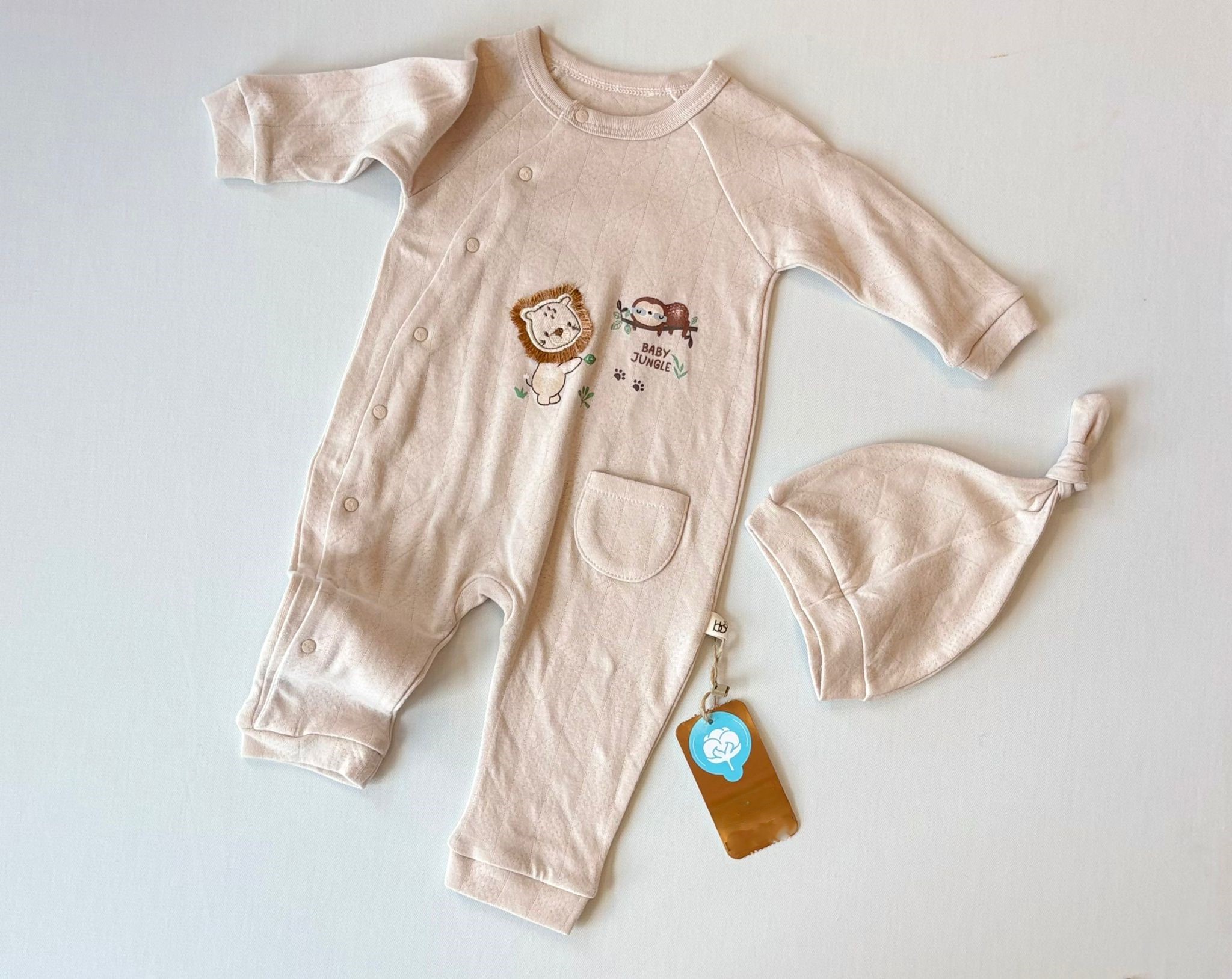 Erkek Bebek Baby Jungle Tulum