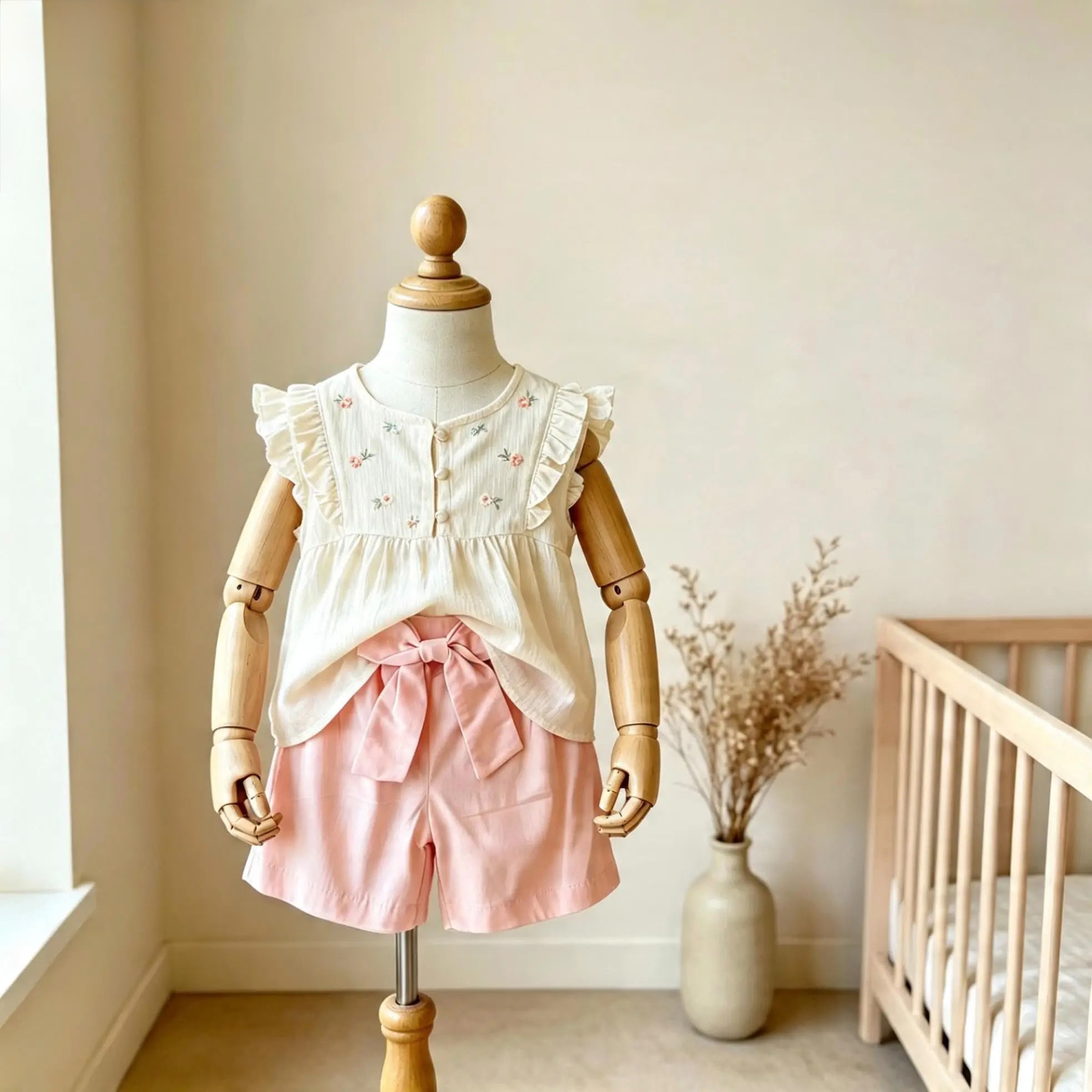Kız Bebek Şort Takım
