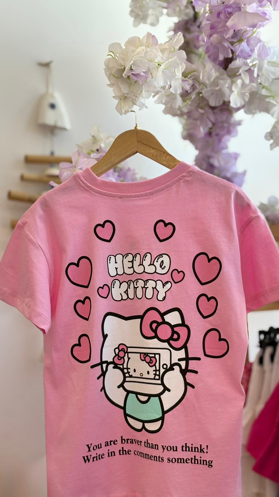 Kız Çocuk Hello Kitty Tişört görsel 2
