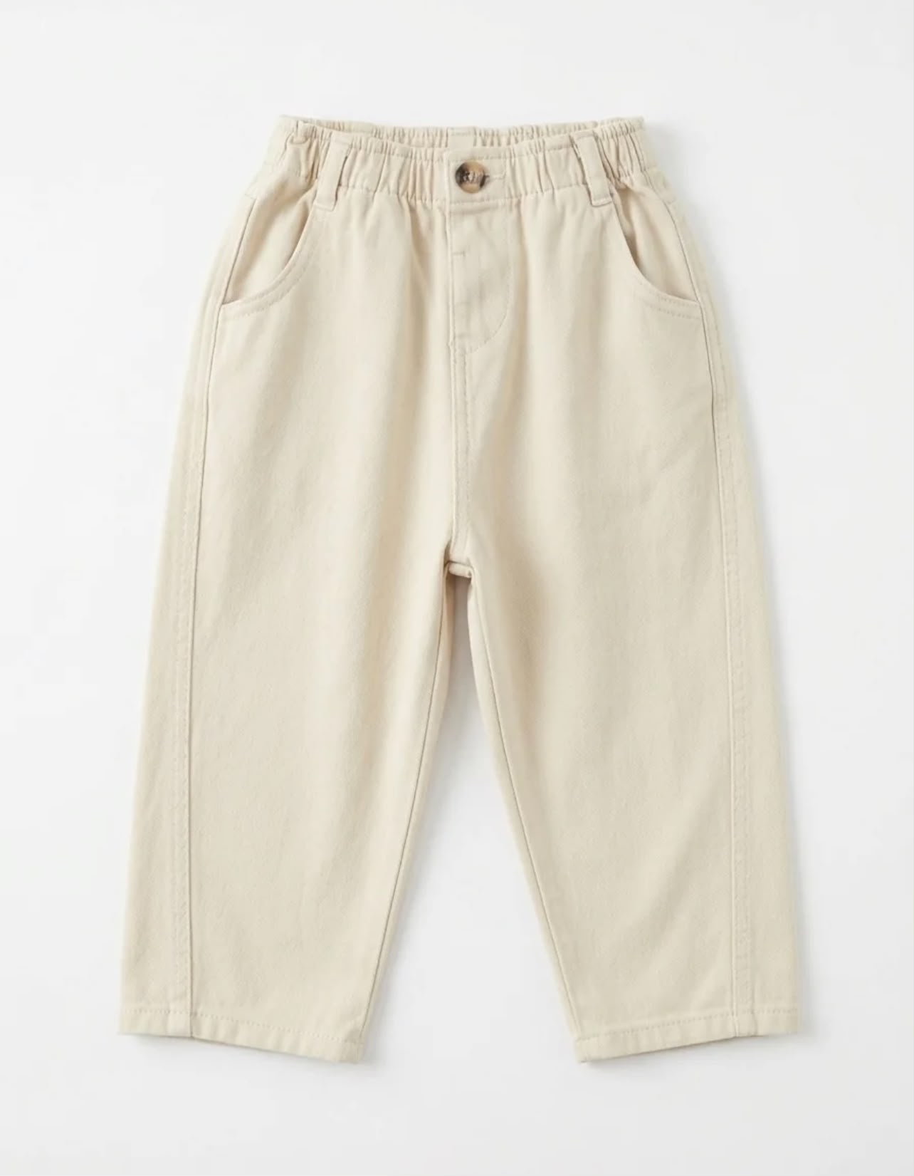 Unisex Beli Lastikli Balon Pantolon