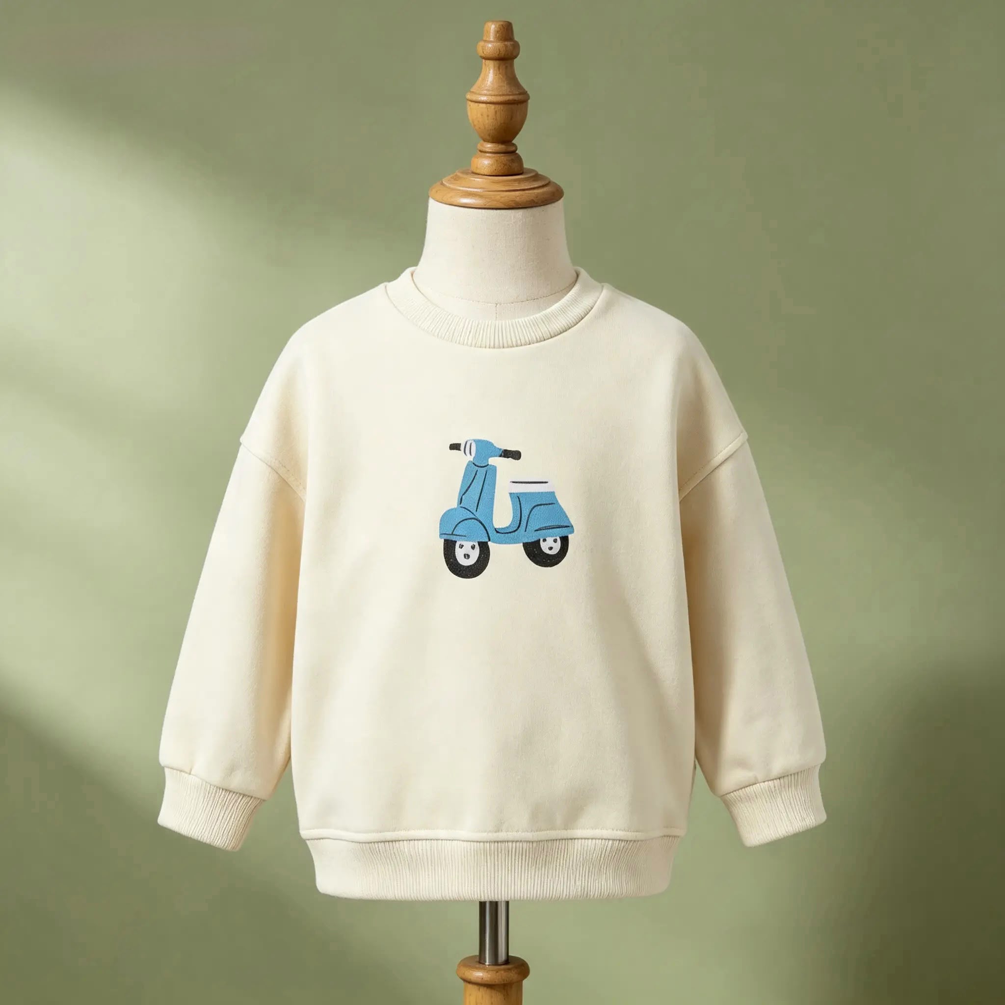 Scooter baskılı sweat 