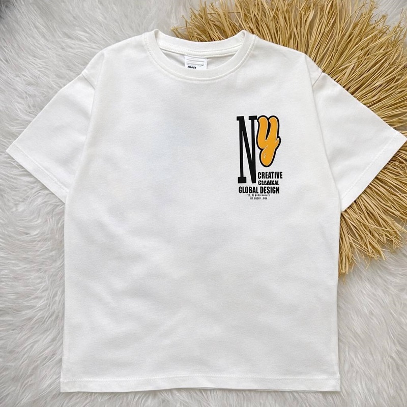 NY Baskılı T-shirt  görsel 2