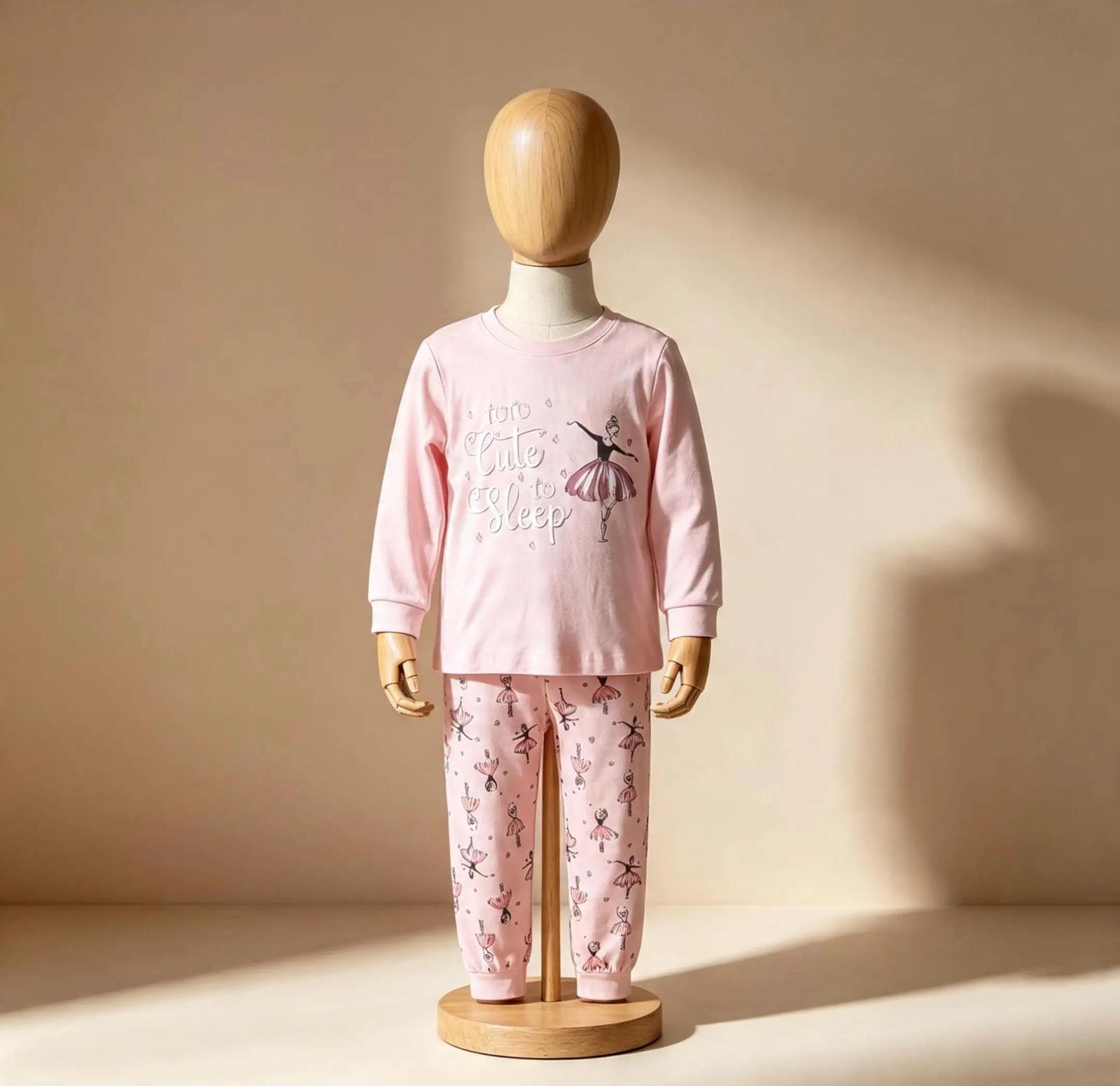 Kız Bebek Pembe Pijama