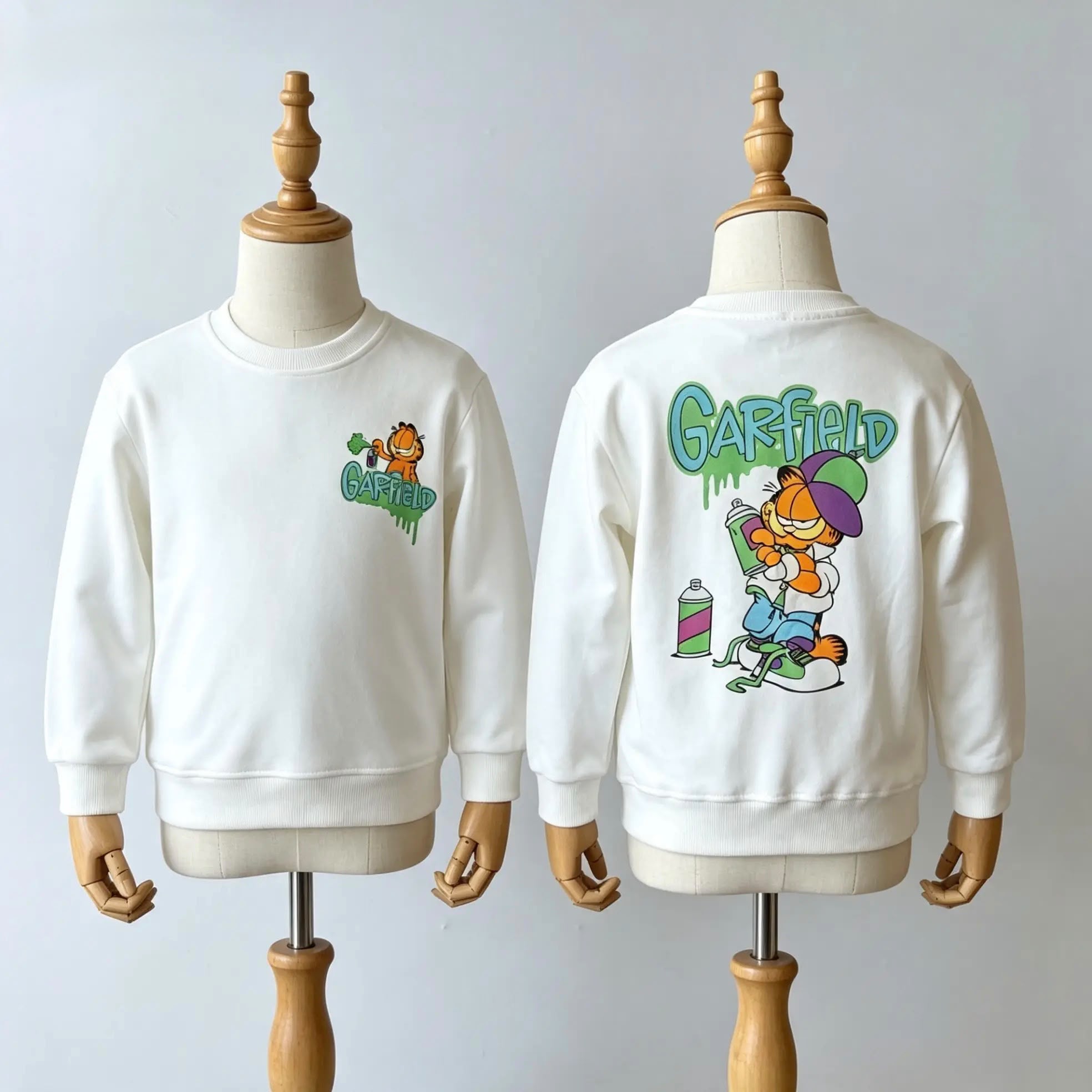 Garfield baskılı sweat