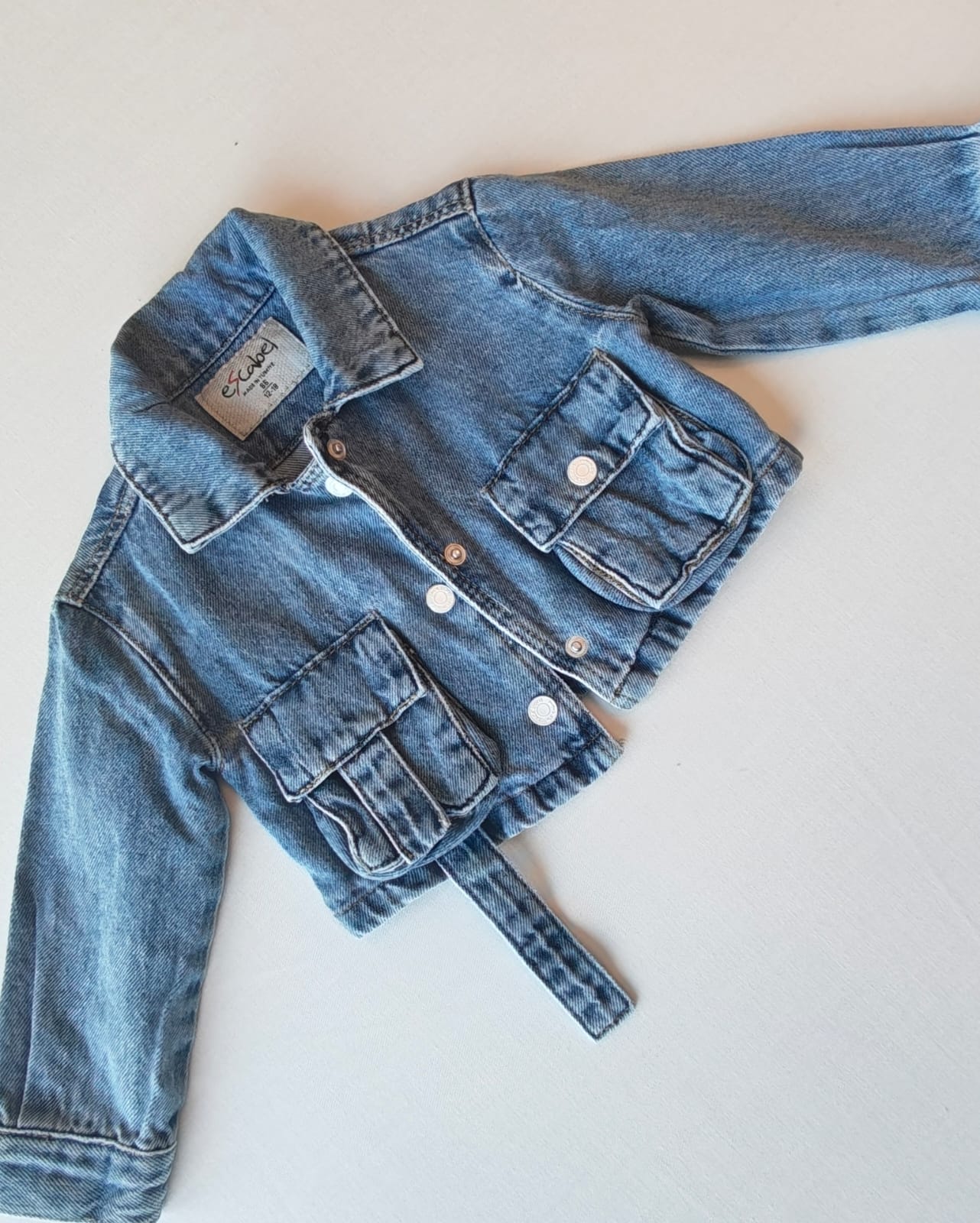 Kız Bebek Denim Ceket görsel 2