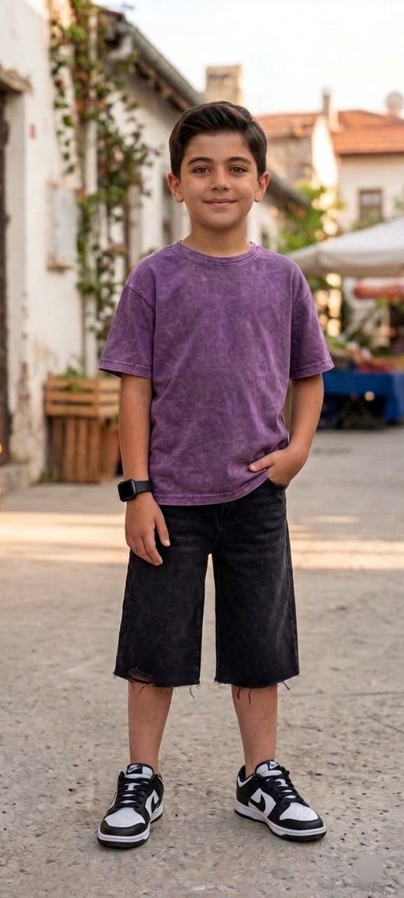 Unisex Kot Şort görsel 6
