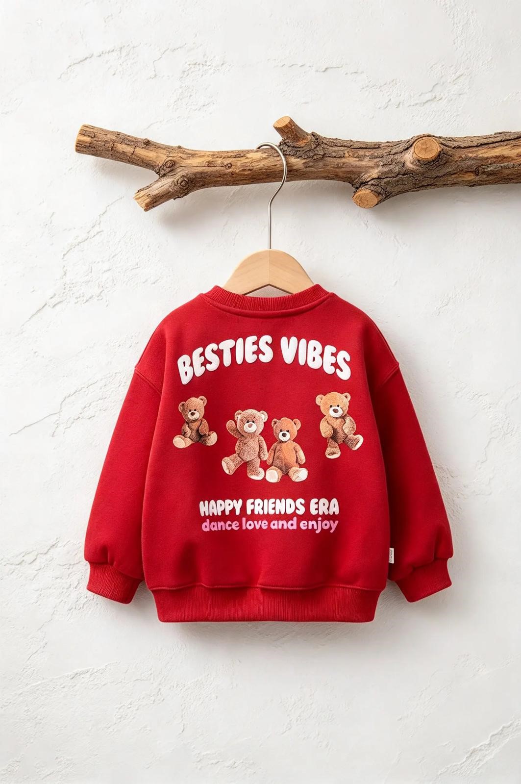 Kız Çocuk Happy Friends Sweat görsel 2
