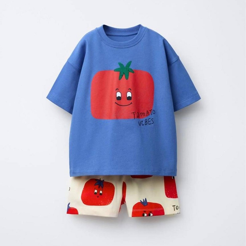 Tomato Vibes  Şort Takım görsel 2