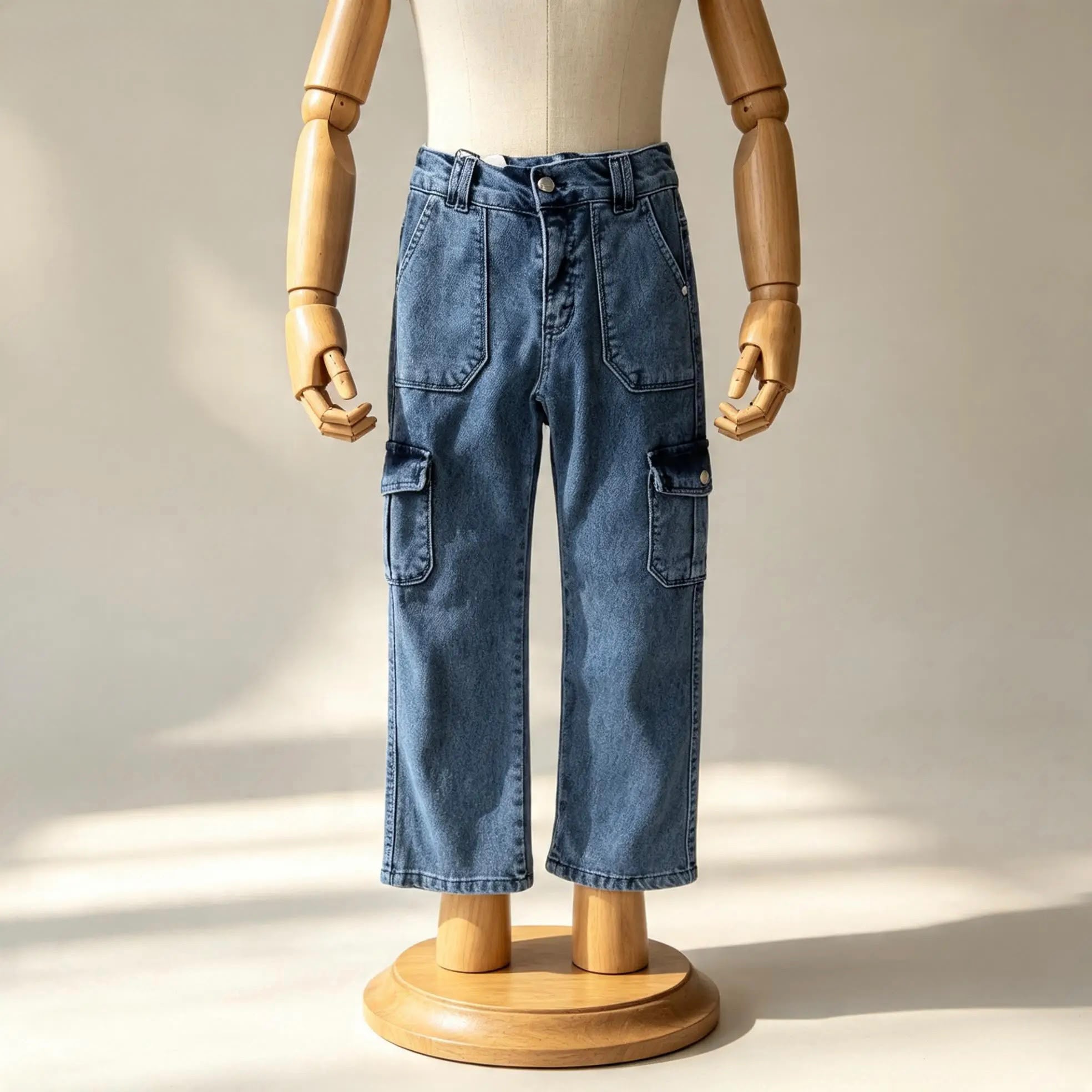 Kız Çocuk Denim Pantolon