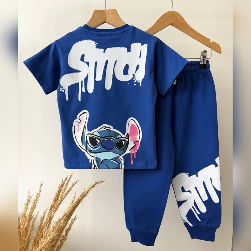 Stitch Baskılı Takım görsel 2