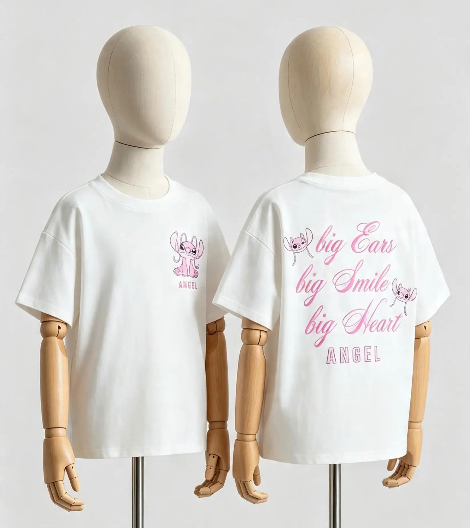 Kız Çocuk Stitch Angel T-shirt