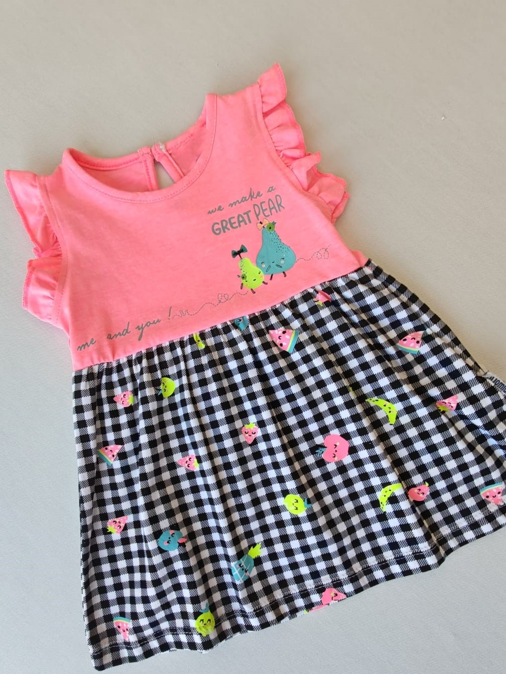 Kız Bebek Great Pear Desenli Elbise