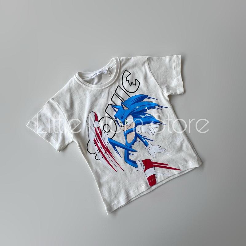 Orjinal Sırt Baskılı Sonic Tişört