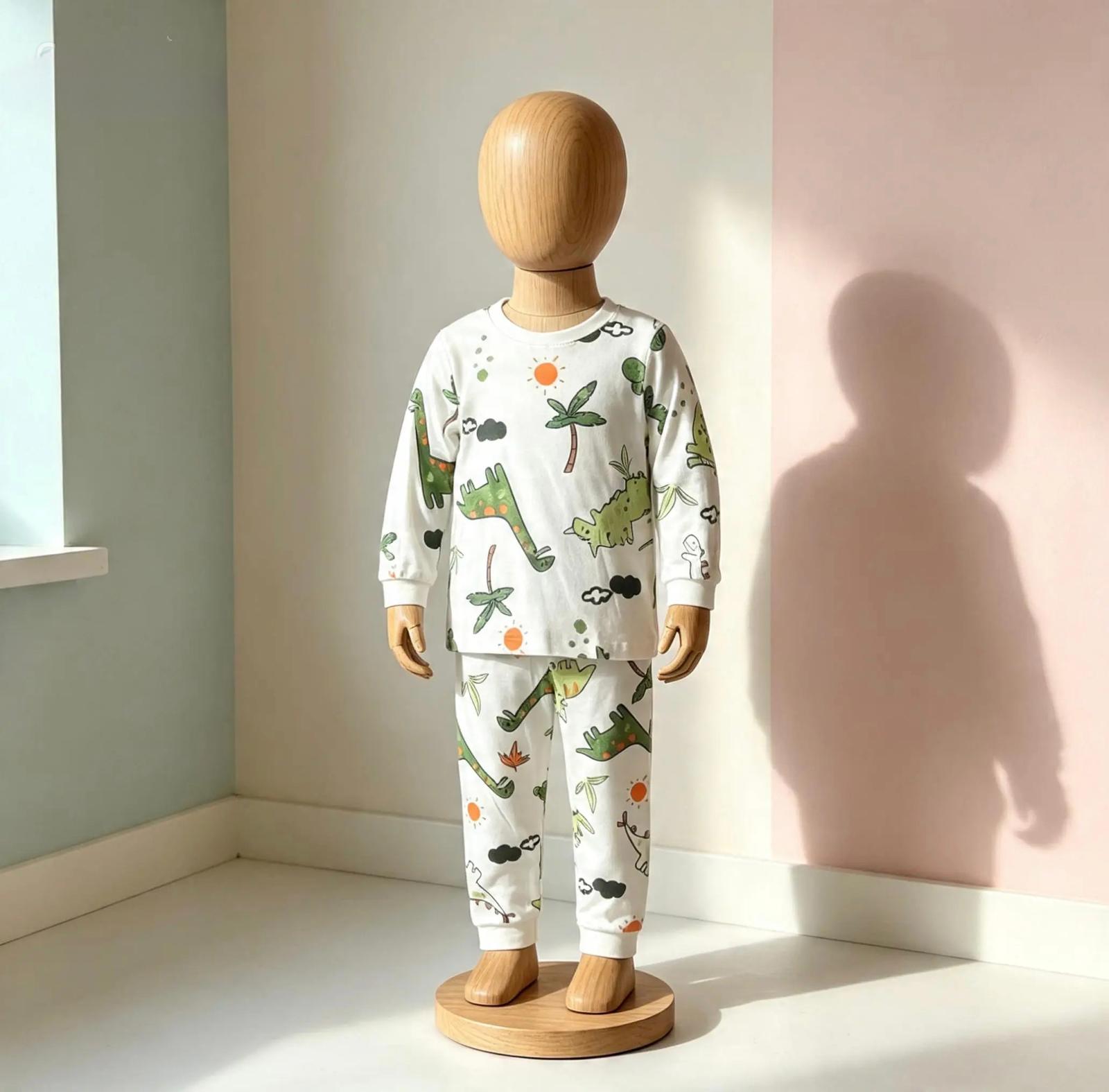 Erkek Çocuk Dinozorlu Pijama