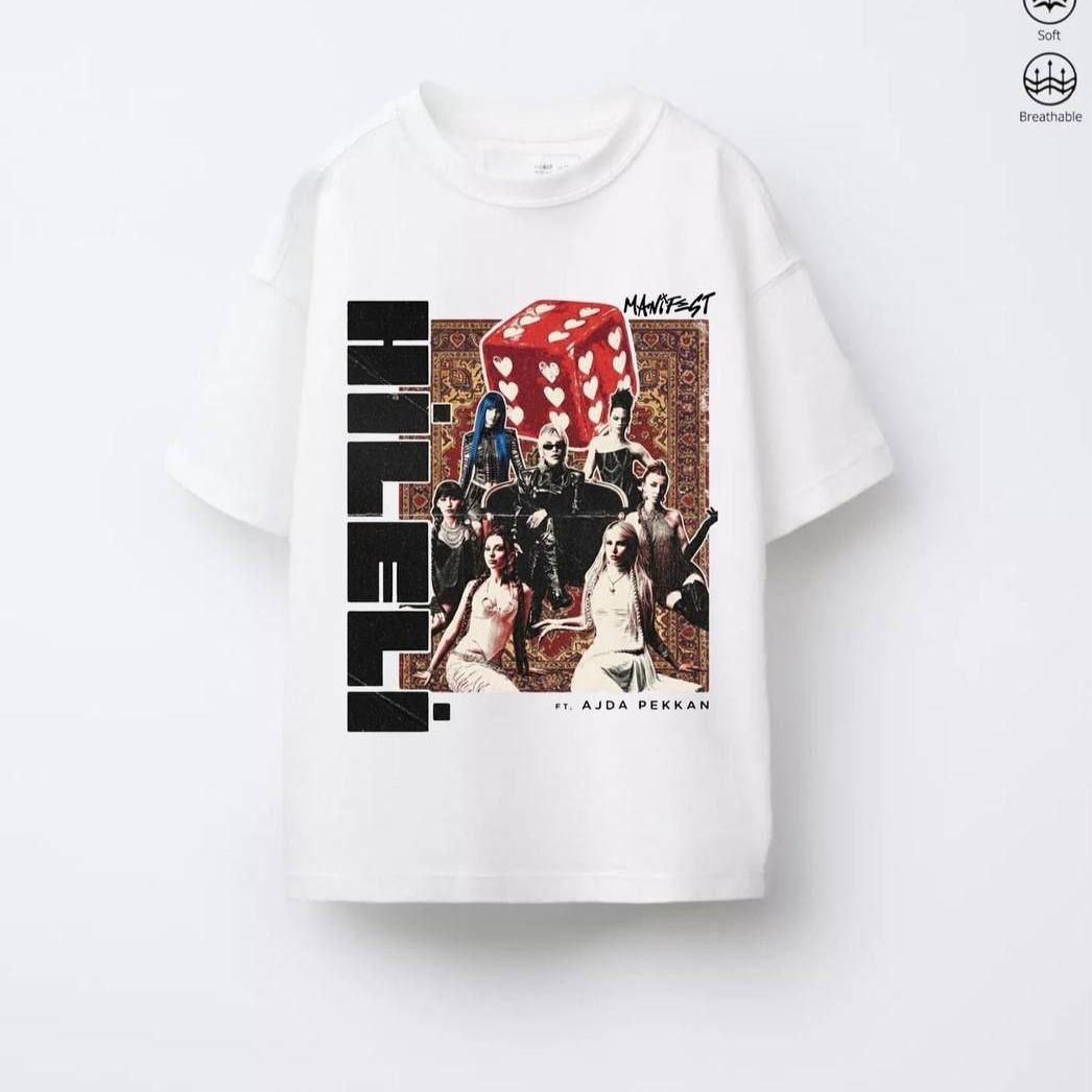 Kız Çocuk Manifest Hileli T-shirt 