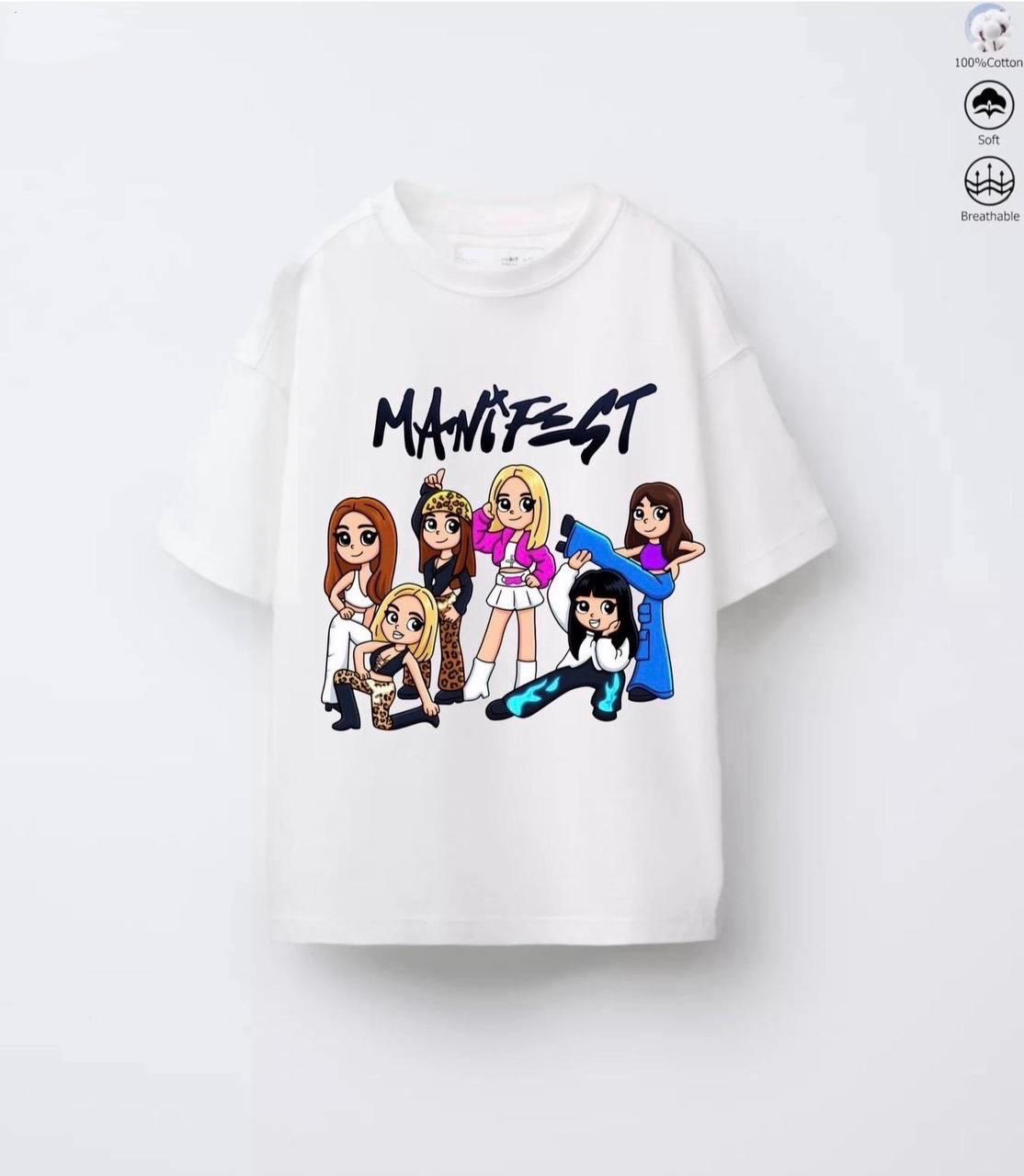Kız Çocuk Manifest T-shirt 