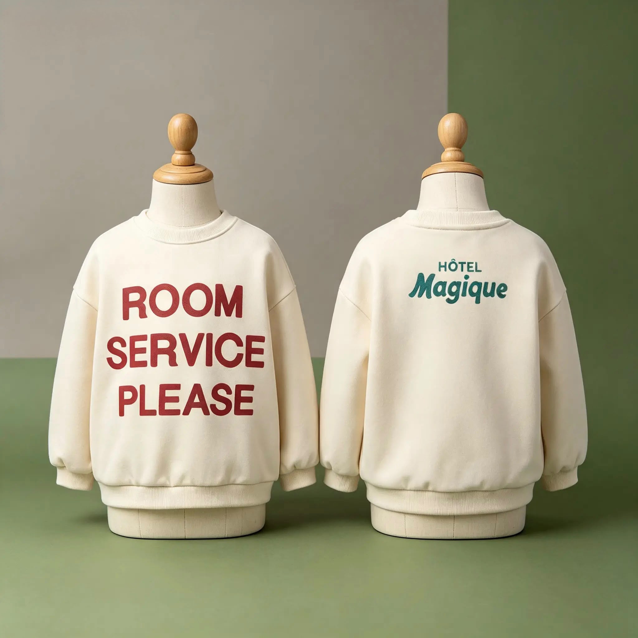 Room Service Baskılı Sweatshirt