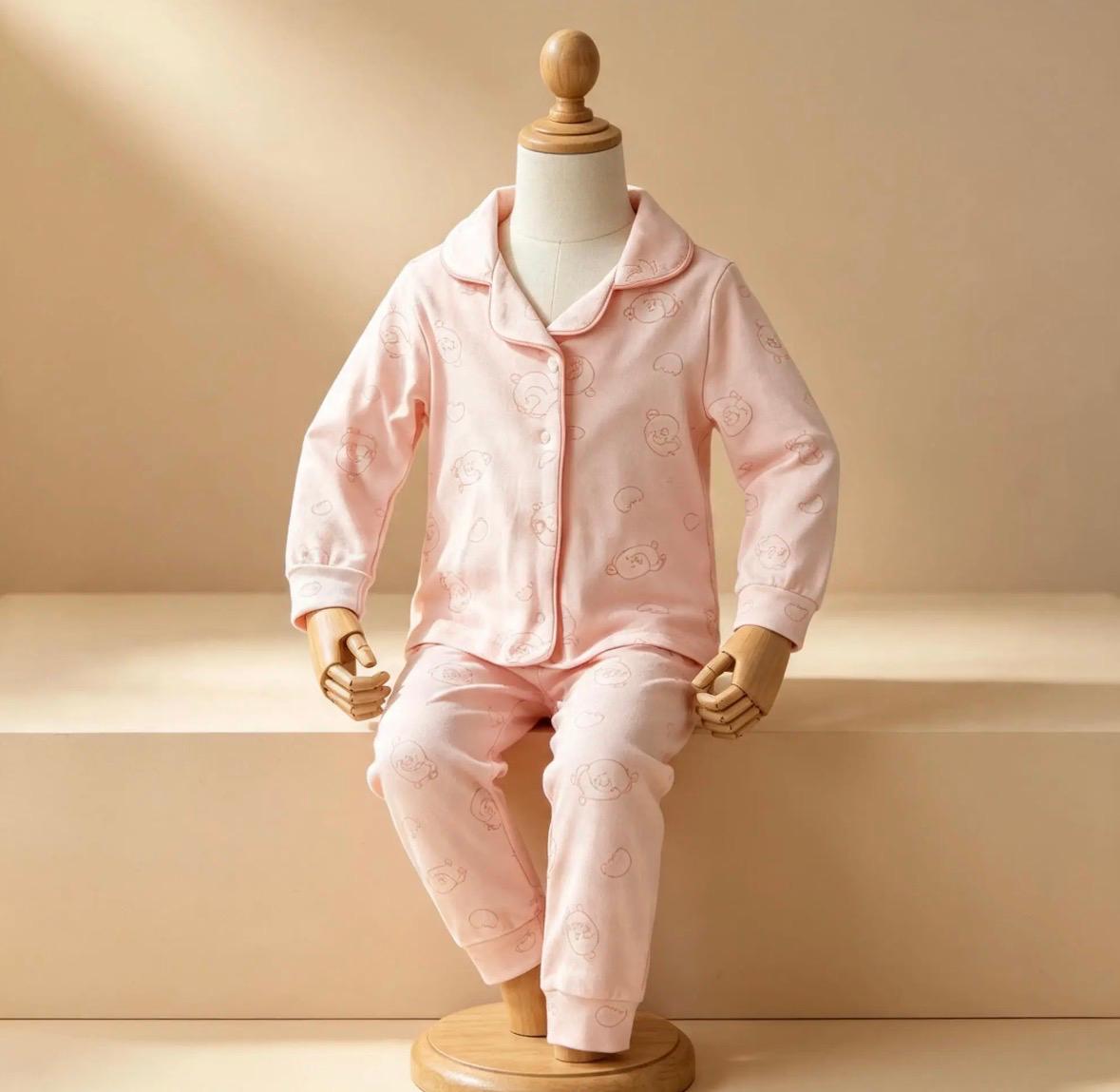 Kız Çocuk Pembe Pijama görsel 2