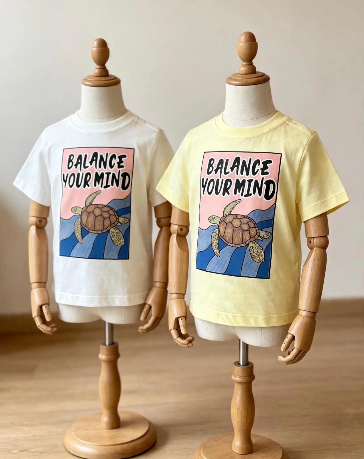 Erkek Çocuk Balance Your Mınd Tişört